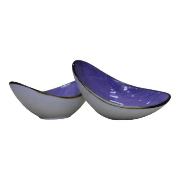 Bowl ovalado morado pequeño