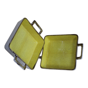 Tazón amarillo mediano