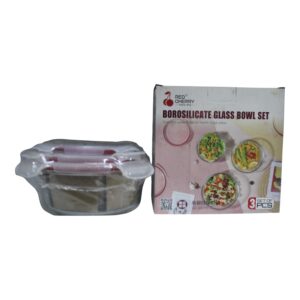 Set de 3 bowl vidrio
