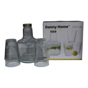 Juice jar 5-pcs glass