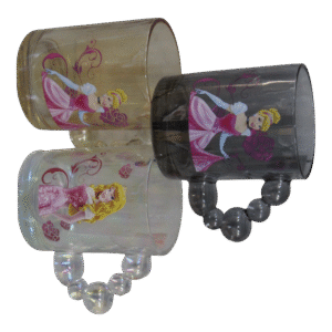 Tazas bebidas individual vidrio