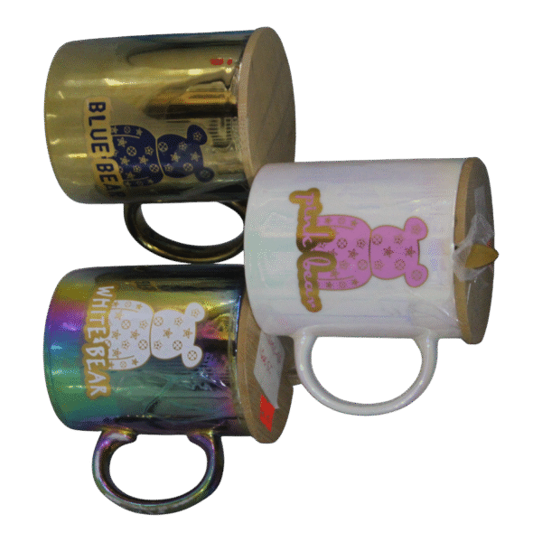 Set de 3 vasos de vidrio