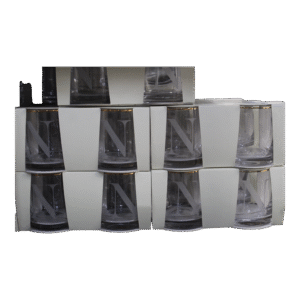 Set 2 vasos vidrio N