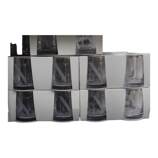 Set 2 vasos vidrio N