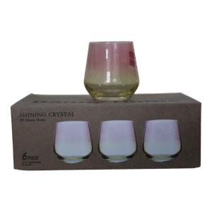 Set 2 vasos vidrio