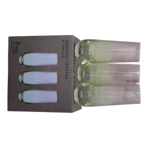 Set 3 vasos cristal