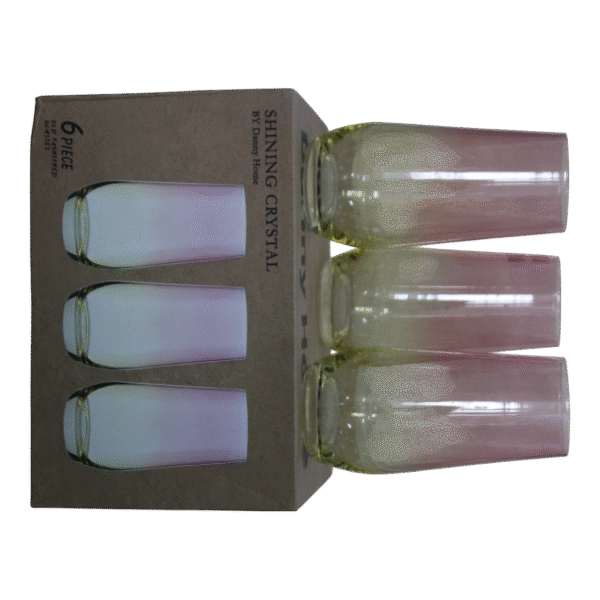 Set 3 vasos cristal