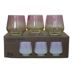 Set 3 vasos vidrio