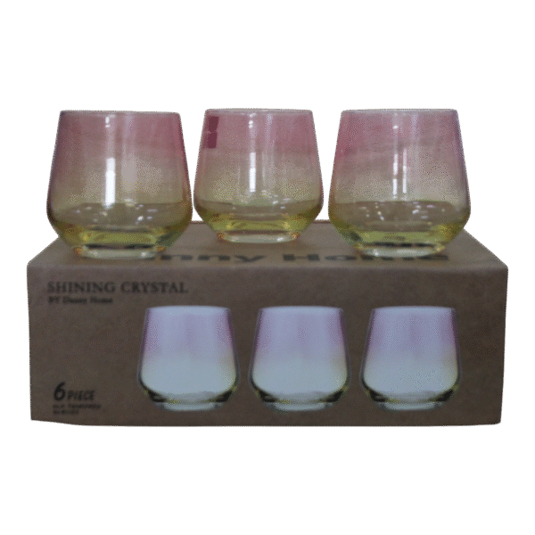 Set 3 vasos vidrio