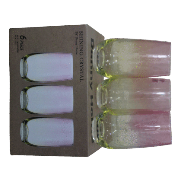 Set 3 vasos cristal