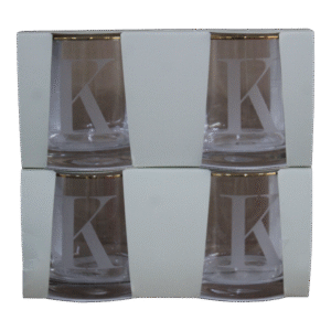 Set de 3 vasos de vidrio