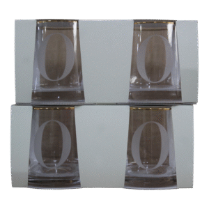 Set de 3 vasos de vidrio