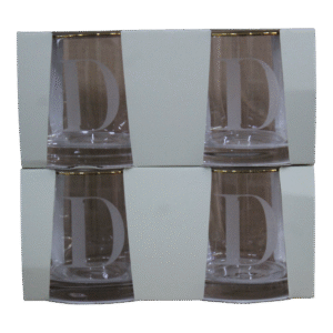 Set de 3 vasos vidrio