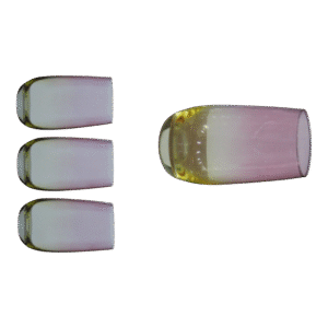 Set de 3 vasos de vidrio