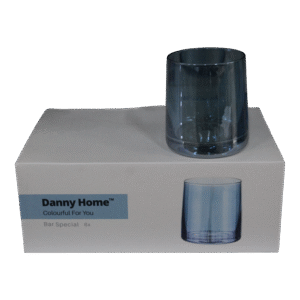 Set de 6 vasos azules