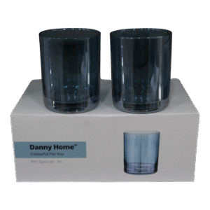 Set de 6 vasos azules