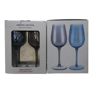 Set de 4 copas de vidrio