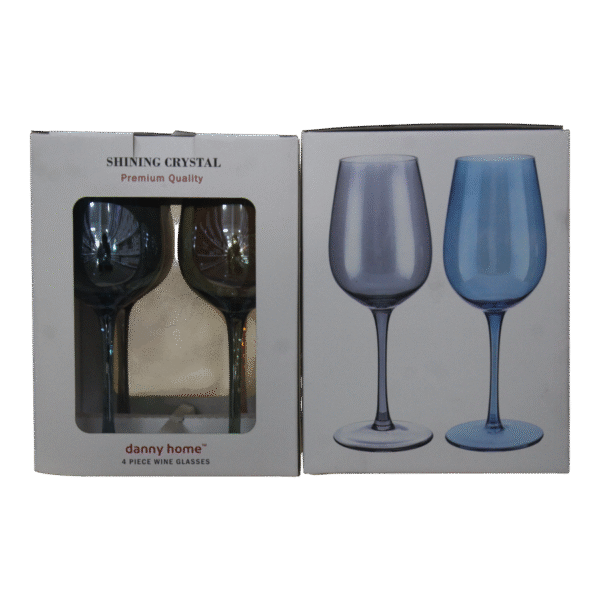 Set de 4 copas de vidrio