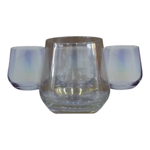 Set de 6 vasos de vidrio