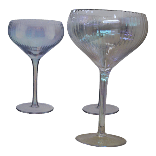 Set de 4 copas de vidrio