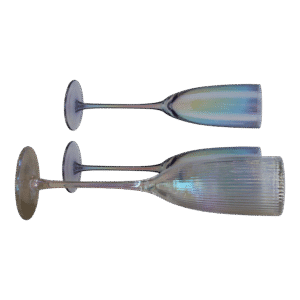 Set de 4 copas de vidrio