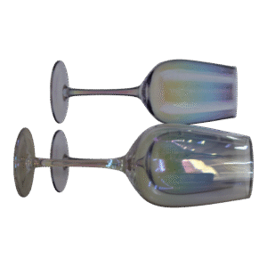 Set de 4 copas de vidrio