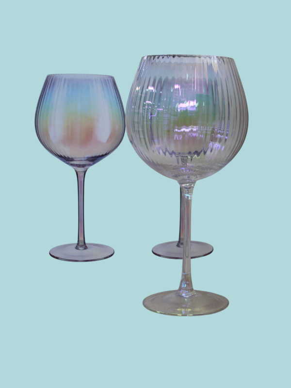 Set de 4 de copas de vidrio