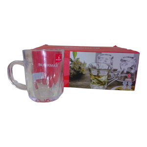 Set de 6 tazas de vidrio