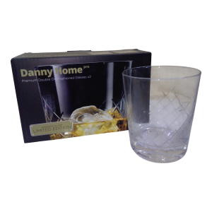 Set de 2 vasos de vidrio