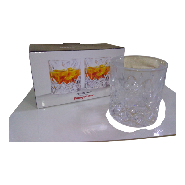 Set de 2 vasos de vidrio