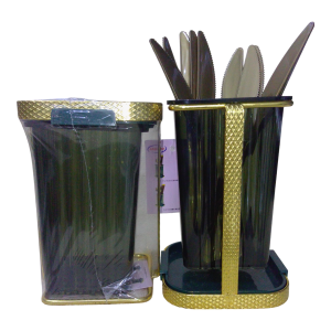 Dispensador para cubiertos de mesa.