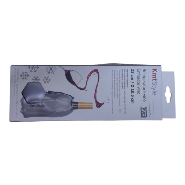 Empaque térmico para botellas de vino.