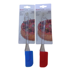 Espátula de silicón pequeñas para postres.