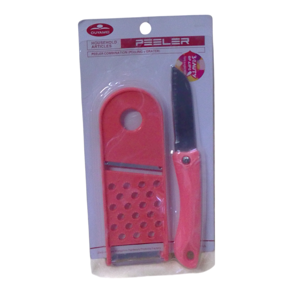 Cuchillo y rayador multiusos