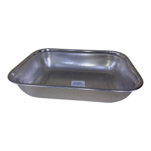 Colador rectángular de aluminio