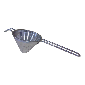 Colador de aluminio embudo pequeño.