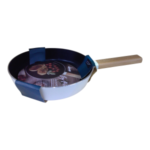 Sartén de aluminio antiadherente color beige 24 CM.