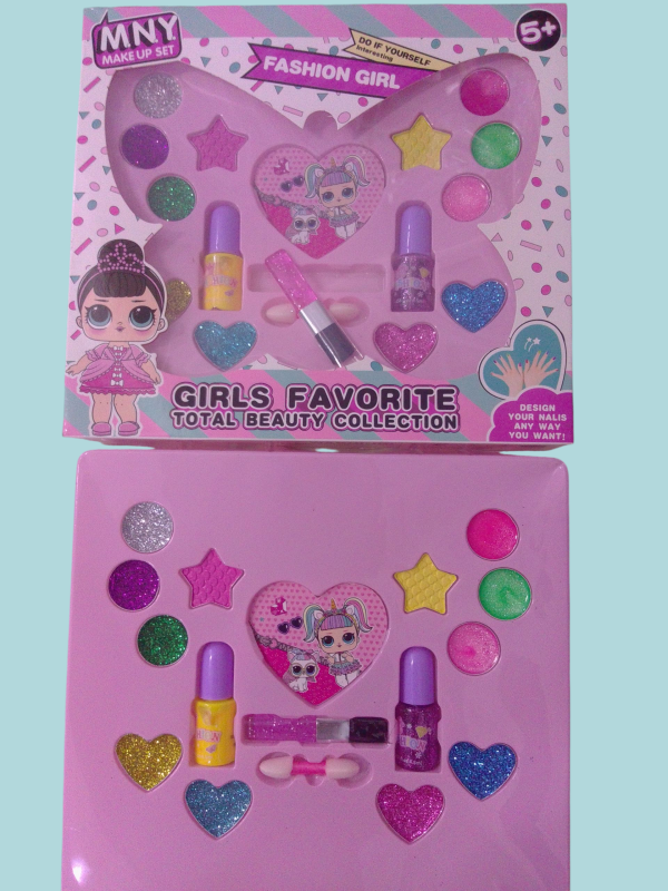 Set de sombras de color para niñas.