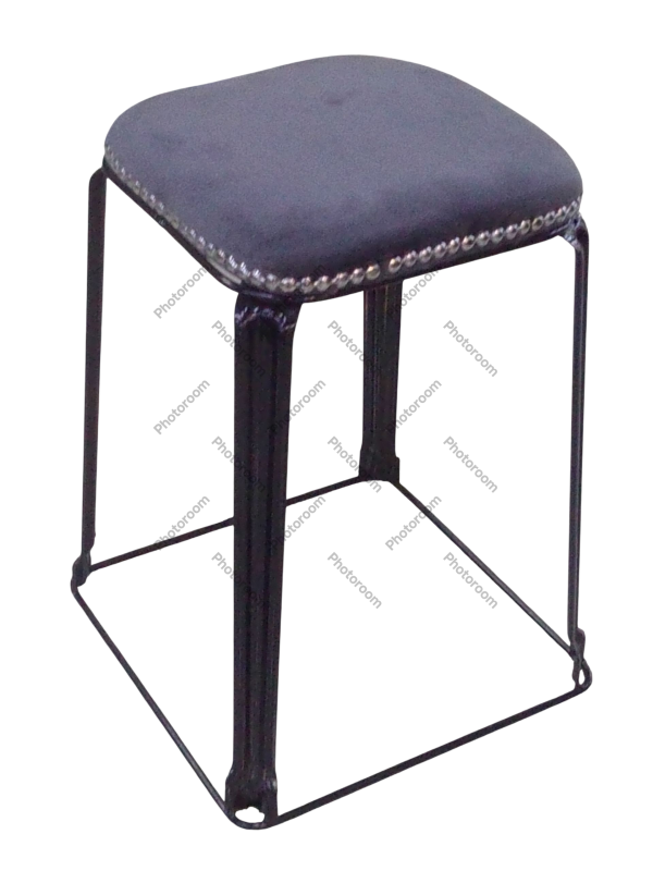 Asiento banquito de metal. - Imagen 2