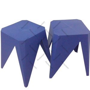Asiento banquito de plástico.