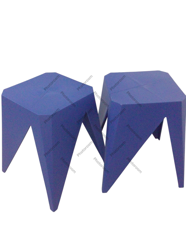 Asiento banquito de plástico.