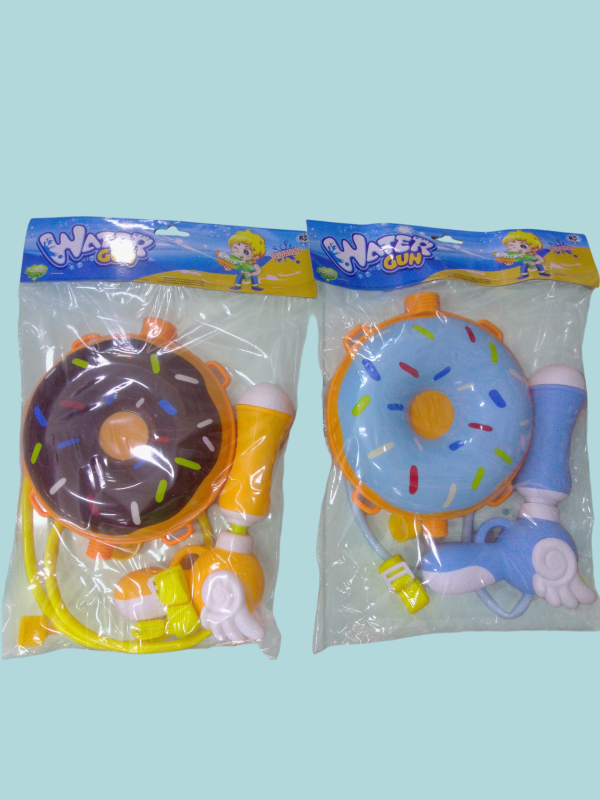 Pistola de agua con mochila de Donna.