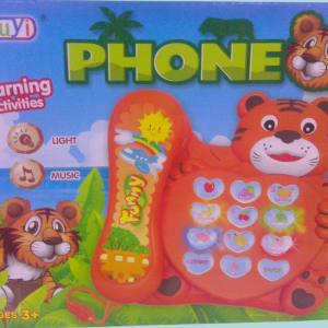 Teléfono musical de tigre.