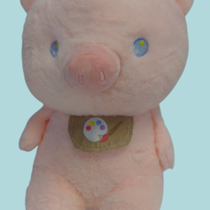 Cerdito de peluche.