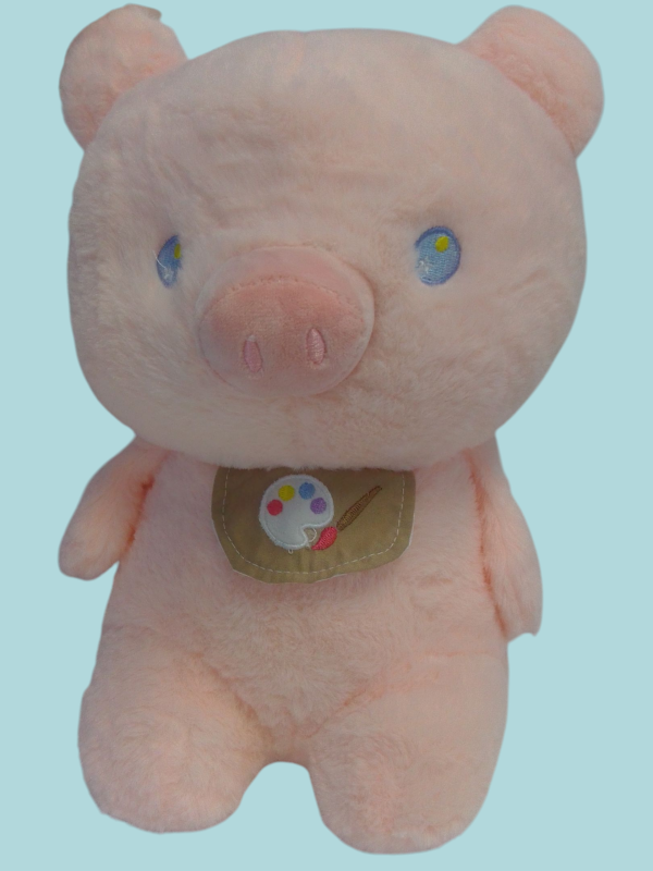 Cerdito de peluche.