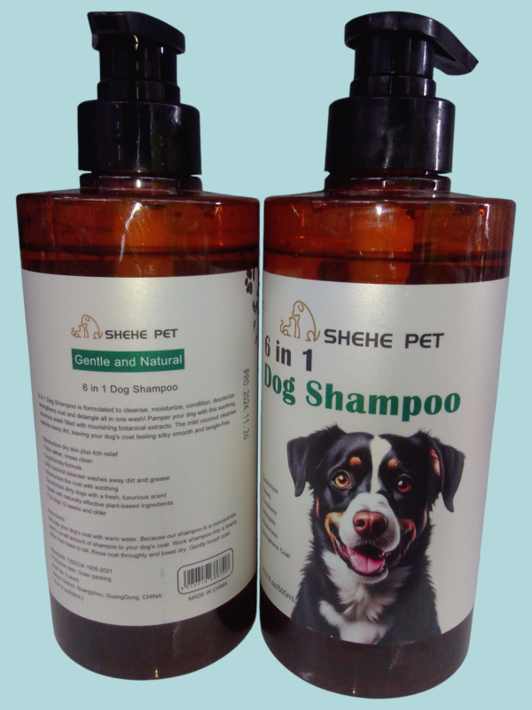 Champú para mascotas.