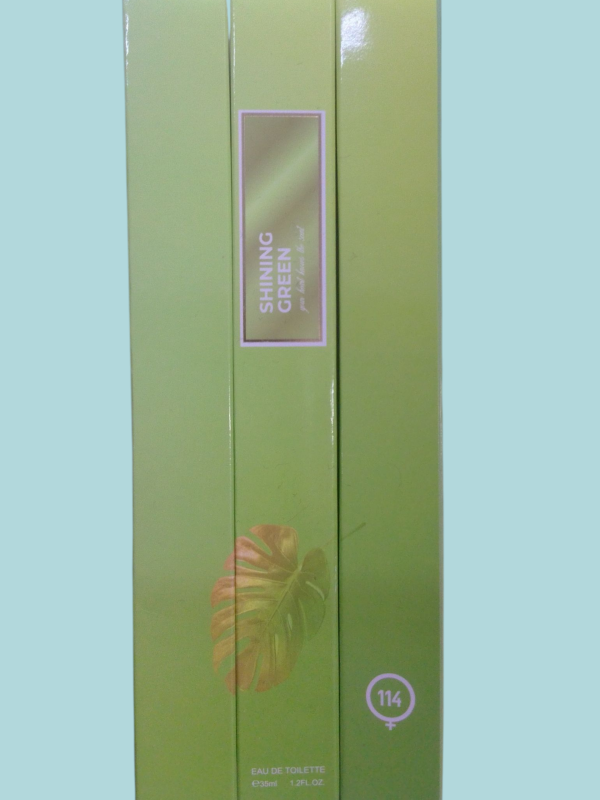 PERFUME. "SHINING GREEN." FRAGANCE. PARA DAMAS. - Imagen 2