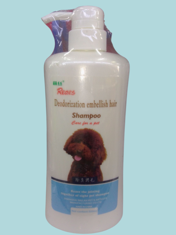 Champú para mascotas.