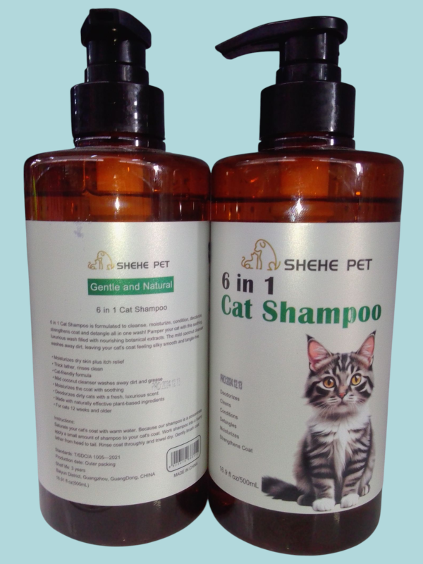 Champú para gatos.