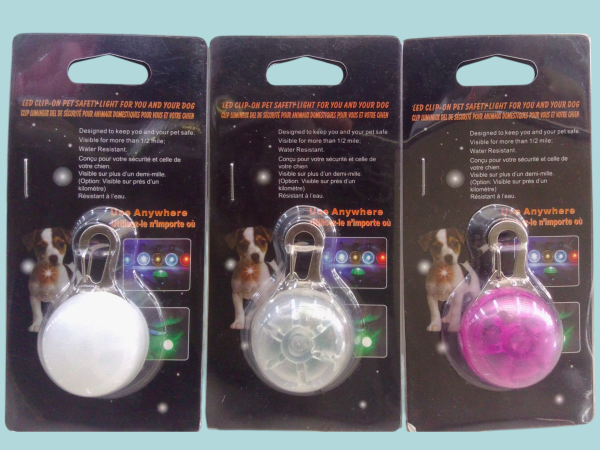 Luz de seguridad para máscotas.